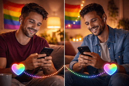 Gay Men Chat Online: Safe, Real & Respectful Connections